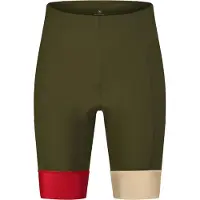Endura Sportbroek 'LOOP' pasteelgeel / donkergroen / vuurrood