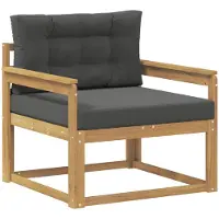 vidaXL Buiten Midden Sofa Polyester Wit