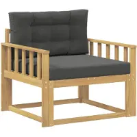 vidaXL Buiten Midden Sofa Polyester Wit