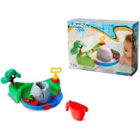 Aquaplay badspeelset Sploshy Volcano met schuimmachine en waterbaan.