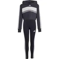 Adidas Trainingspak donkergrijs / zwart / wit