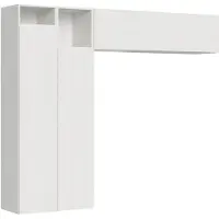 Itamoby Samenstelling van de woonkamerwand H21: Lengte 234 cm, Hoogte 194 cm, Diepte 39,2 cm