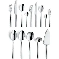 Amefa - Moderno 60-delige Bestekset 6 Personen Hoogglans - Zilverkleurig