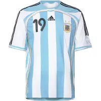 Adidas Tricot 'Argentinien 2006 Messi' blauw / geel / zwart / wit