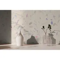 A.S. Création WEIDEBLOEMEN BEHANG | Bloesem - Wit Groen Blauw Geel Lila - Pintwalls III