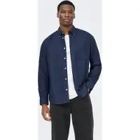 Only & Sons Overhemd 'ONSOXFORD' navy