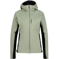 Stoic - Women's MountainWool60 JokkmokkSt. Hybrid Hoody - Isolatiejack M, olijfgroen