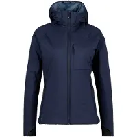 Stoic - Women's MountainWool60 JokkmokkSt. Hybrid Hoody - Isolatiejack L, blauw