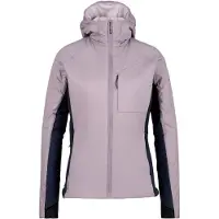 Stoic - Women's MountainWool60 JokkmokkSt. Hybrid Hoody - Isolatiejack L, purper