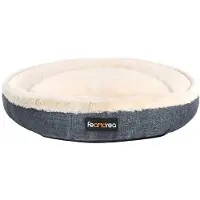 Feandrea Ø 75 cm donutvormig hondenbed, Donkergrijs