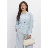 MSCH Copenhagen Dames Blazers Mschgraciela Franciska Loose Blazer - Lichtblauw - Maat XS/S
