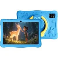 Oscal KIDO2 - Tablet - Kindertablet - 8GB RAM - 64GB ROM - 10.1 inch - 6600mAh - Android 16 - Ouderlijk Toezicht App - Oogzorgmodus - Inclusief Beschermhoes - Blauw