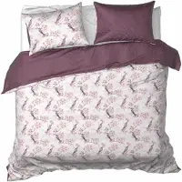 De Witte Lietaer Dekbedovertrek Starling Elderberry Satijn-260 x 200 / 220 / 240 cm | Extra Breed