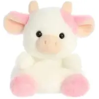 PALM PALS - Belle Strawberry Cow knuffel - Pluche - 13 cm