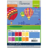 Edelman Cardstock - Multipack Basis - A4 - 60 vellen - Glad - 216 g