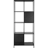 Loft 24 Charleston-Boekenplank - Hoog - Zwart Metaal