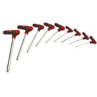 AOK 9 Delige Professionele T-Greep Inbusset Metrich