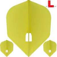 L-Style Champagne Flight Kami L3 Shape Yellow - Dart Flights
