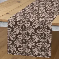 Abakuhaus damast tafelrunner – Barok-Rococo – 40x225 cm – Lichtroze