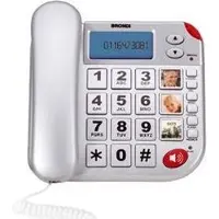 Brondi Super Bravo Plus Analoge telefoon Nummerherkenning Wit