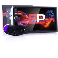 Einparts Autoradio Dubbel DIN 7" - GPS / USB / Micro SD (inclusief frame)
