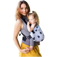 Kinder Hop draagzak Multi Grow Carrier Miki katoen wit