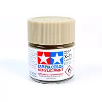 Tamiya Hobbyverf Acrylverf - X-31 Titanium Gold - Gloss - Acryl - 23ml Verf potje - 23 ml