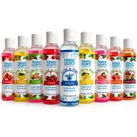 Power Escorts Glijmiddel Uniek 9 Smaken Pack , Alle 200 ML Flessen Water Based Slide & Play Totaal 1,8 Liter