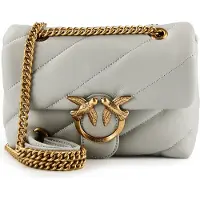 Pinko Schoudertas 'Mini Love Puff Crossbody Bag' grijs