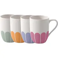 Villeroy & Boch Henkelbecher-Set Fleu Couleur 290 ml Set van 4