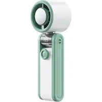 VHV - Ventilator - USB oplaadbaar, 199 snelheden, opvouwbaar groen model voor reizen, thuis en bureau