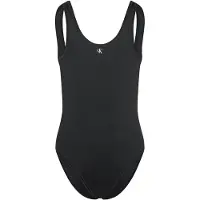 Calvin Klein Swimwear Badpak zwart / wit