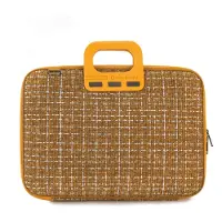 Bombata 'Tweed' 15 inch Nylon Laptoptas - Prato - 15,6 inch - Geel