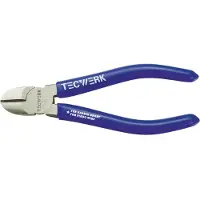 TECWERK Zijkniptang L.140mm kop gepol.kunststof-overtrek