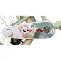 Zonix Meisjesfiets 16 Inch Pastelgroen Kinderfiets Met Zijwieltjes Voor Meisjes Van 4 Tm 6 Jaar Geschikt Voor Kledingmaat 103-118