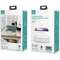 FoneFunShop USAMS UV-sterilisator voor smartphones plus ingebouwde draadloze oplader