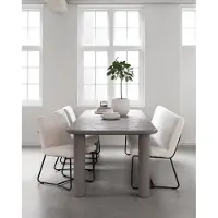 DTP Home Dining table Clio rectangular 260 DUSK,76x260x100 cm, mortex (Grijs, 260x100x76cm)
