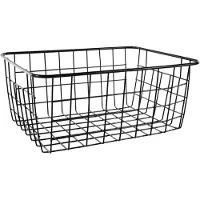 Hit Draadmand Cas Zwart 28 X 22 X 12,5 Cm
