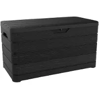 Toomax Dolomiti opbergbox - 410L - Antraciet - weer- en vorstbestendig - zeer geschikt als kussenbox voor in de tuin