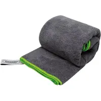Travelsafe Reishanddoek Terry/Microvezel L, grijs/groen