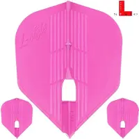 L-Style Champagne Flight Kami L3 Shape Pink - Dart Flights