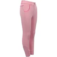Paardenpraattv Paardrijbroek Paardenpraat By Ej Johnny Full Grip Kids Lichtroze - 140