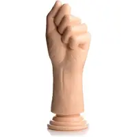 Master Series Dildo Gedetailleerde Vuist met Zuignap