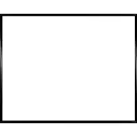 Homedecoration Easy - Fotolijst - Fotomaat 52x65 cm - Kunststof - Zwart hoogglans