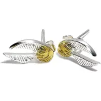 The Carat Shop Oorstekerset - Golden Snitch - zilverkleurig - Maat Standard