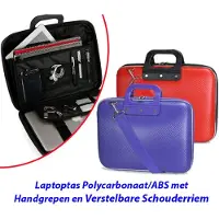 E-Vitta Laptoptas Polycarbonaat/ABS met Handgrepen en Verstelbare Schouderriem in Rood