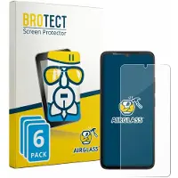 BROTECT Screenprotector 6 Stuks voor TCL K70 SE Beschermglas transparant