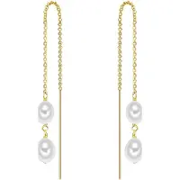 Valero Pearls Oorbellen goud / wit