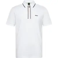 BOSS Functioneel shirt 'Philix GOC' cognac / zwart / wit