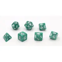 HOT Games Dobbelstenen Groen Parelmoer 7 set Brick